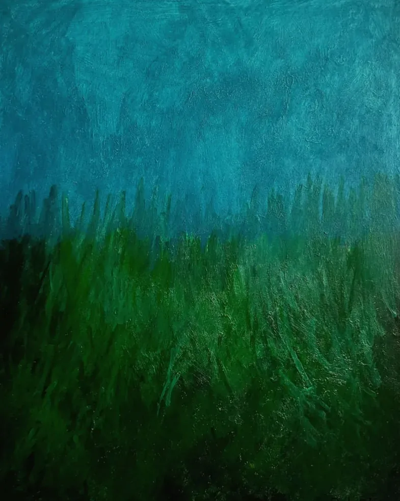 A Deep, Dark Garden, the painting
