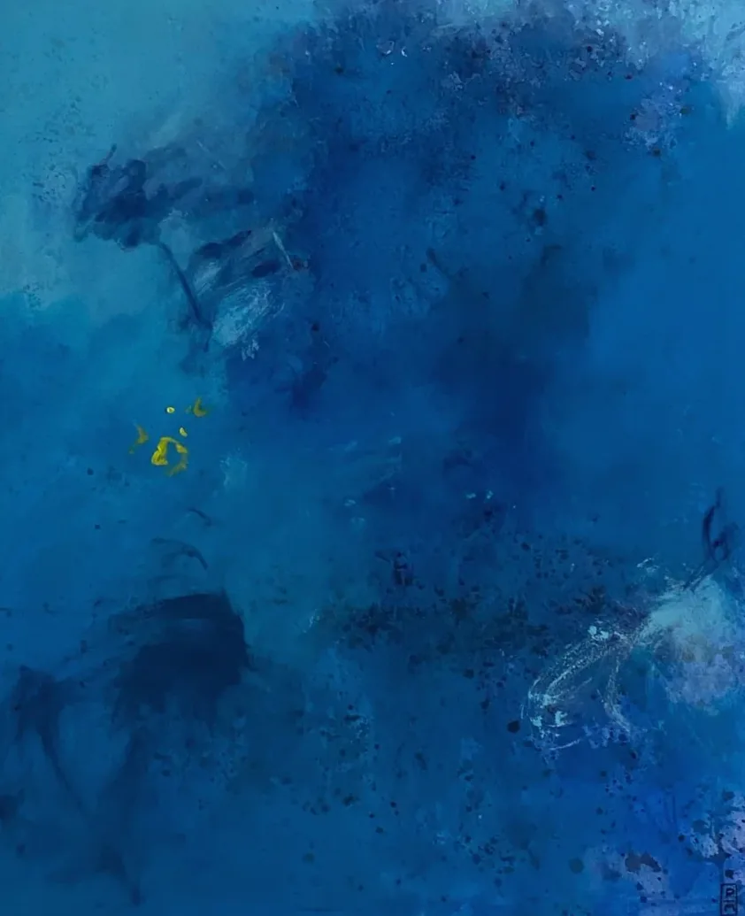 Sapphire, the painting