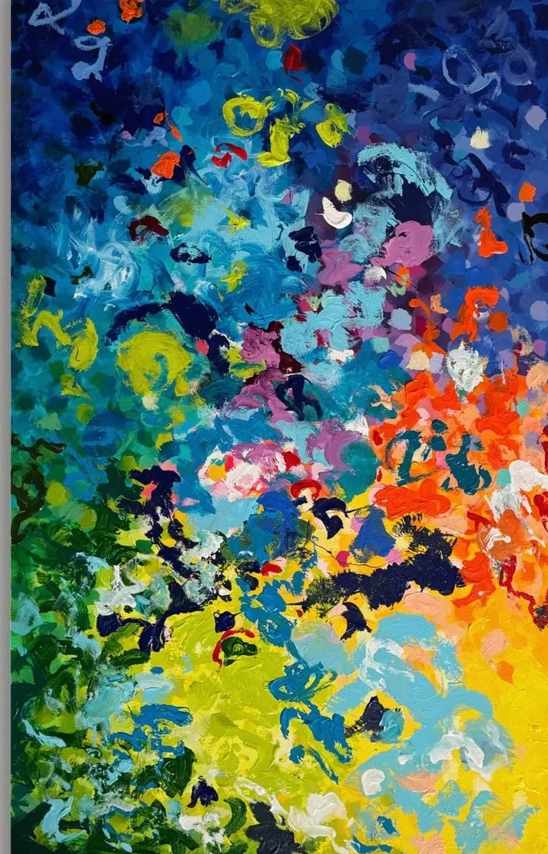 Where Color Is Born, the painting